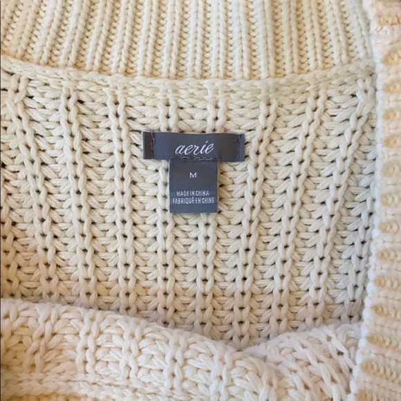 White Oversized Sweater from Aerie - Picture 3 of 3